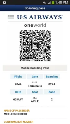 US Airways android App screenshot 0