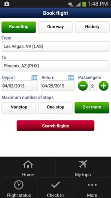 US Airways android App screenshot 3